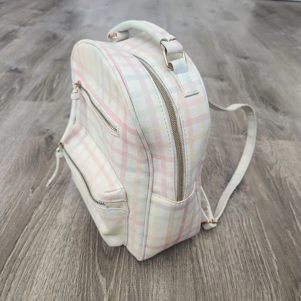 Multi-Color Under One Sky Women's Small Backpack Bag Zipper Pockets Strap Handle - Picture 3 of 13